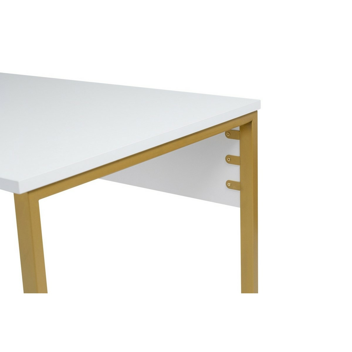 Pracovný stôl Twin White and Gold – Obrázok 4