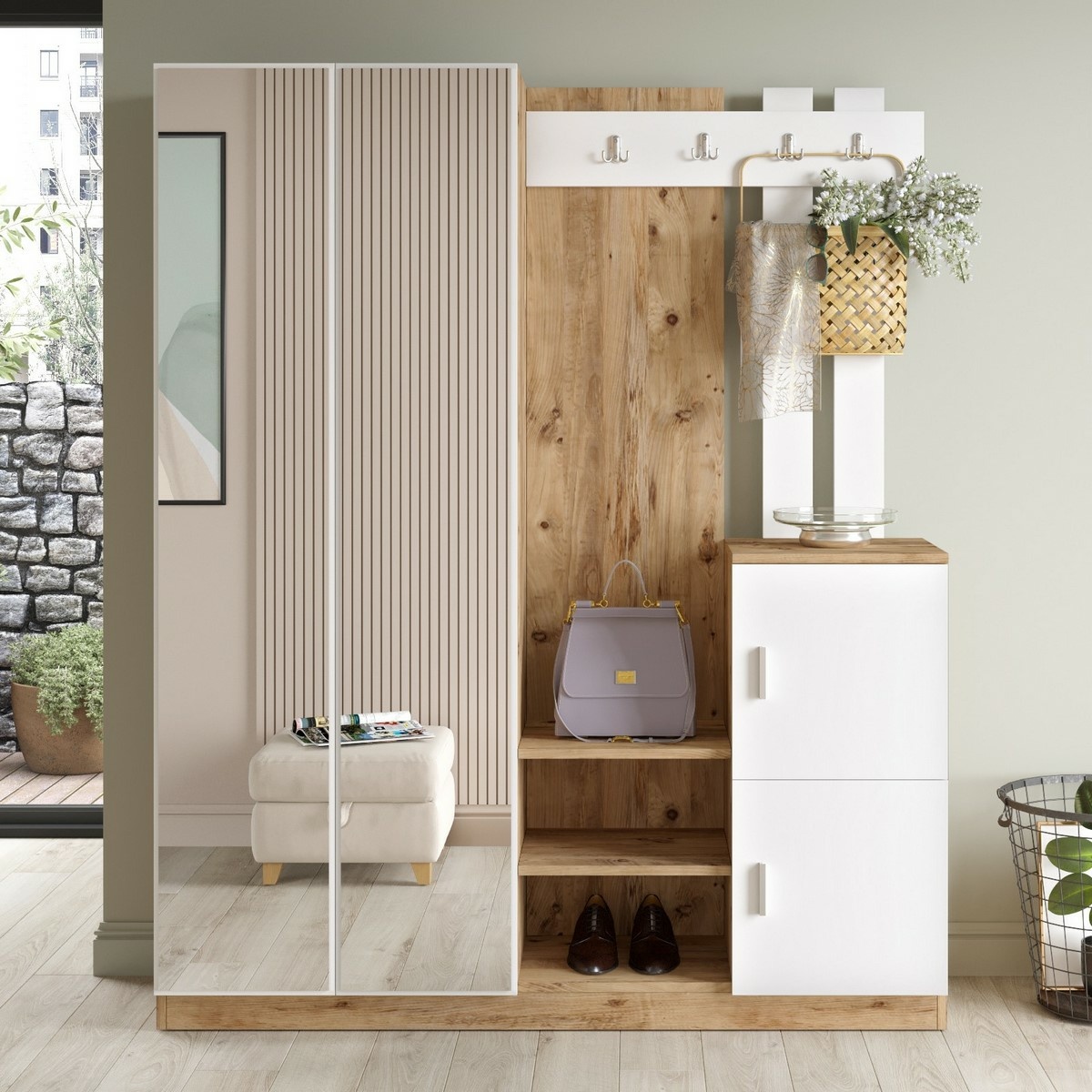 Predsieňová zostava Dany White and Atlantic Pine – Obrázok 2