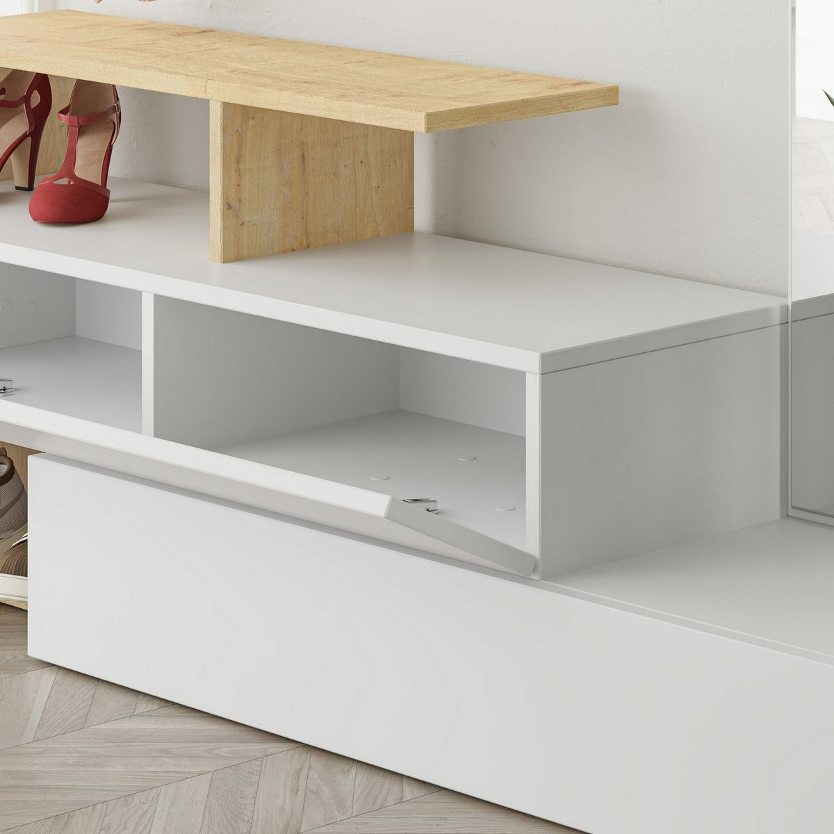 Predsieňová zostava Ramda White and Oakfarbe – Obrázok 2
