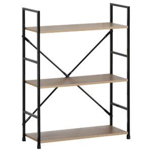 Regál GD-223 OAK Stor, 3 police, 58,5 x 23,5 x 80,5 cm, 3 poschodia