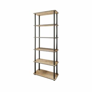 Regál Rect Oak, 6 polic
