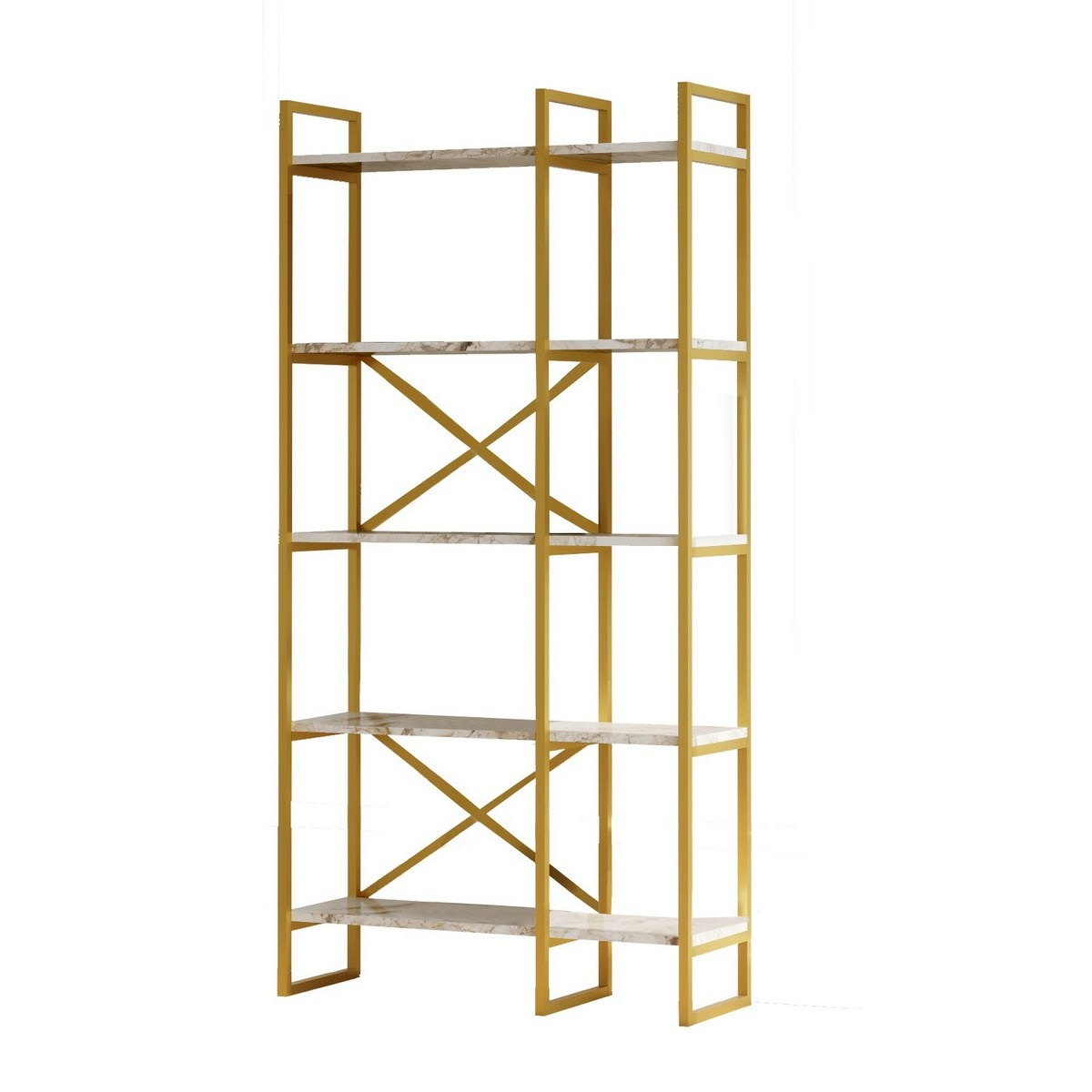 Regál Vento Double Marble and Gold, M