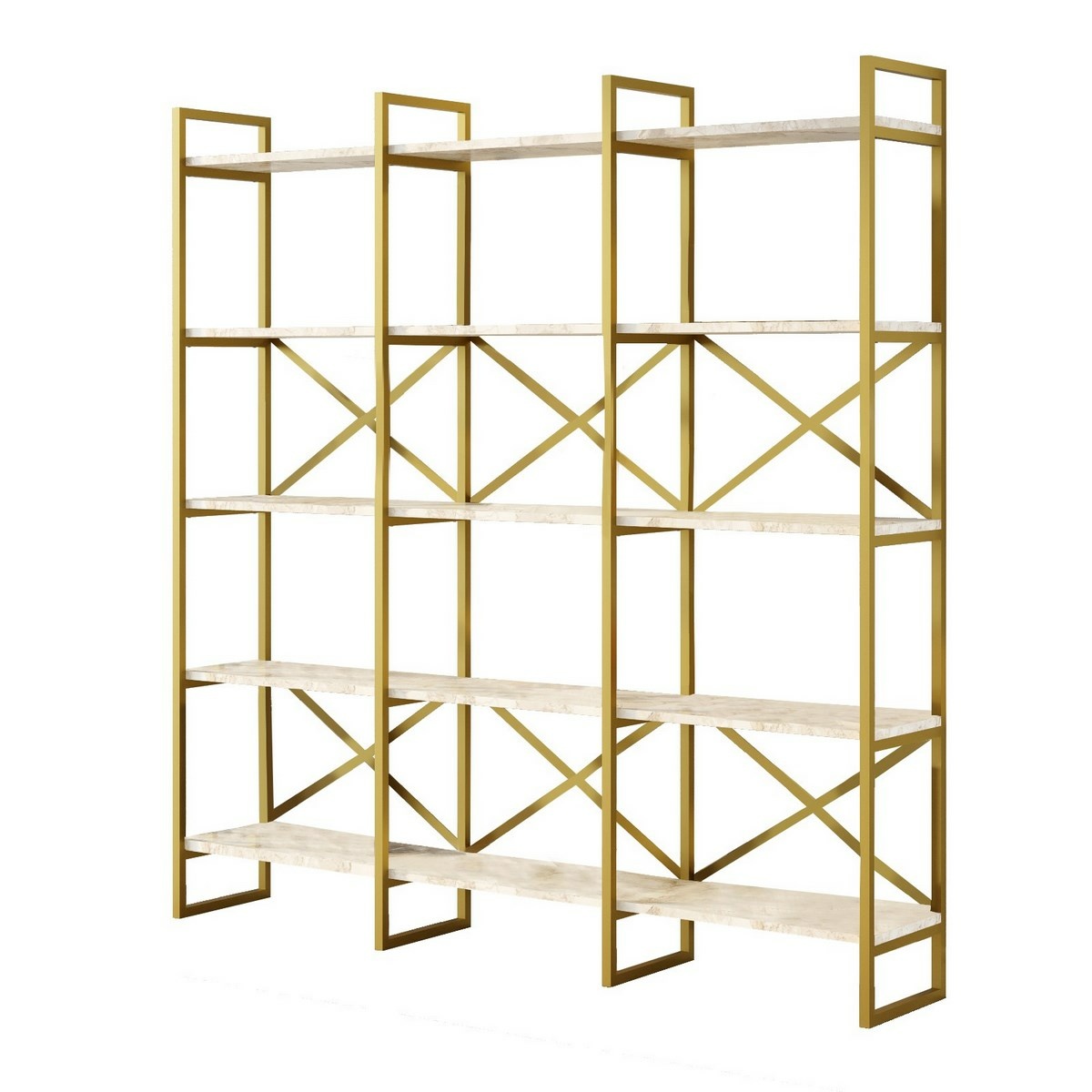 Regál Vento Triple Marble and Gold, L