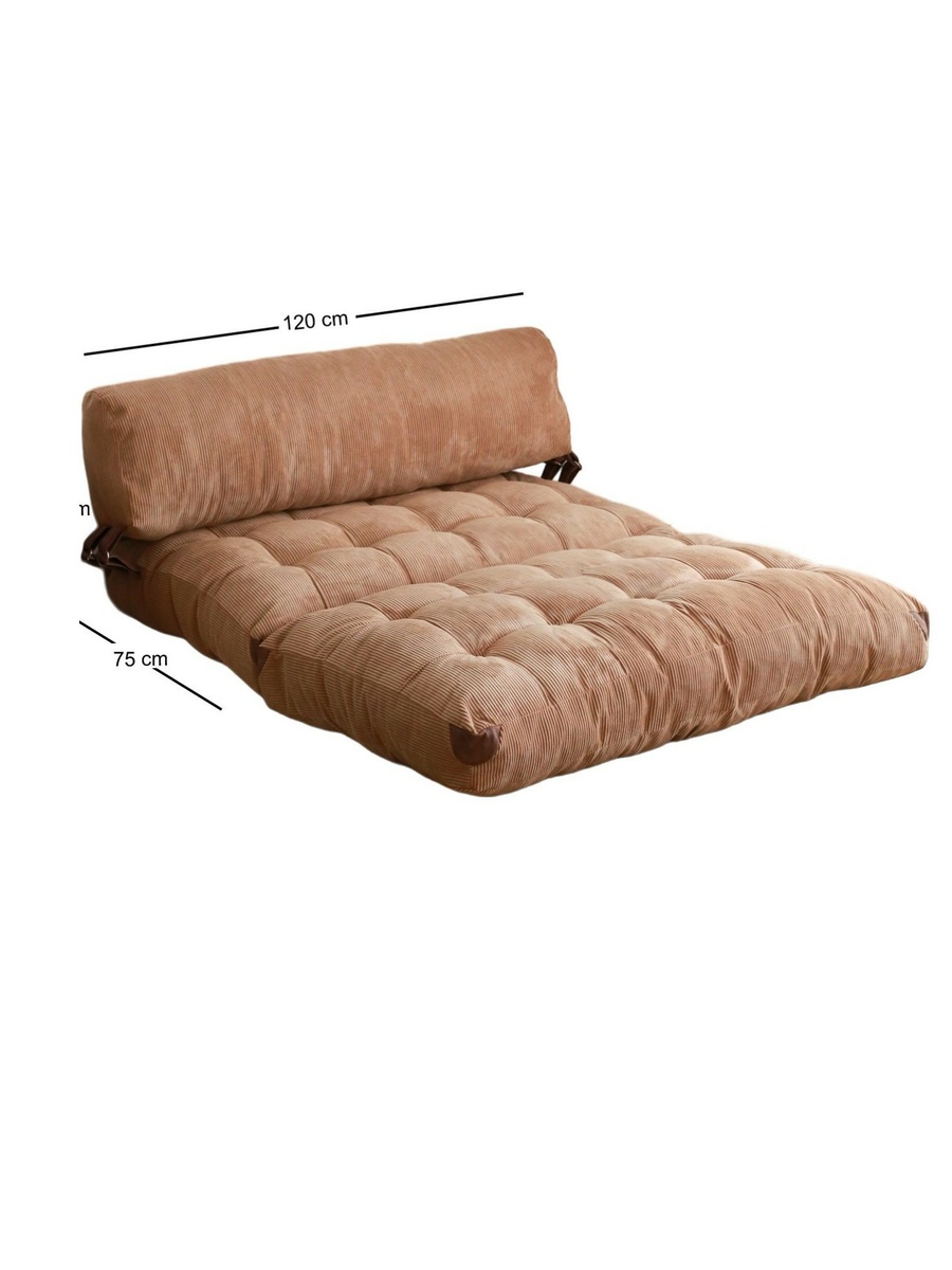Rozkladacia pohovka Fold Kadife 2 Camel – Obrázok 7