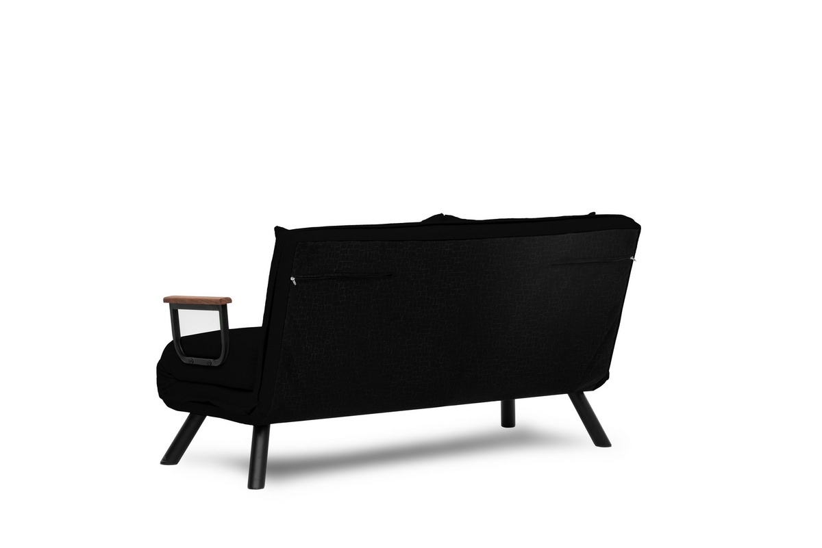 Rozkladacia pohovka Sando 2 Black – Obrázok 4