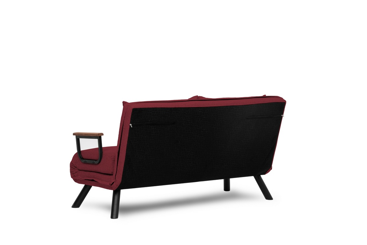 Rozkladacia pohovka Sando 2 Maroon – Obrázok 4