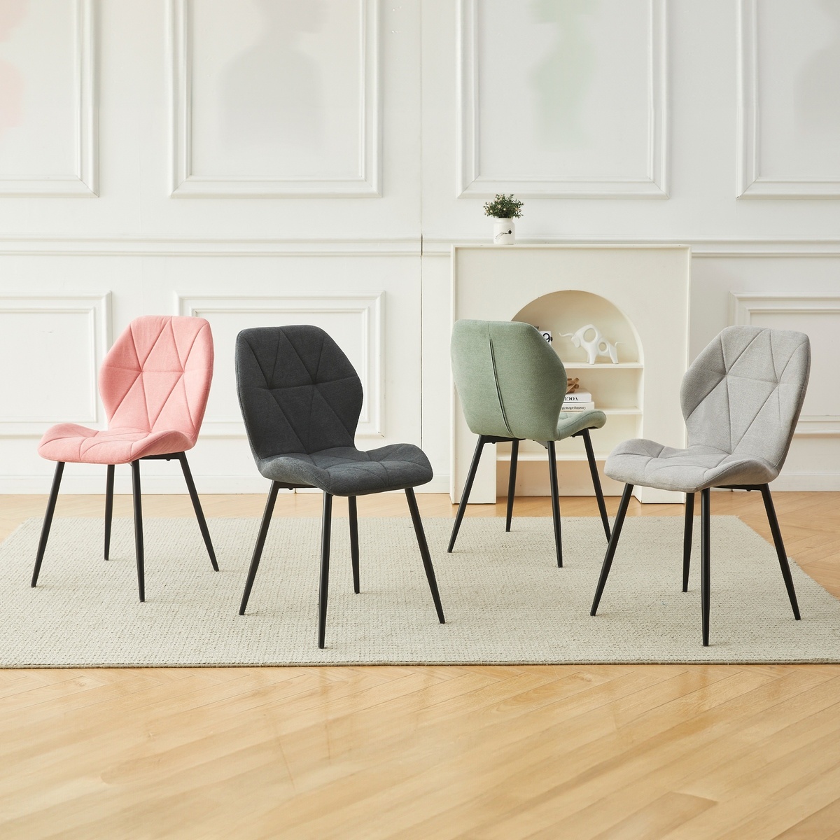 Sada jedálenských stoličiek CT-285 PINK2, 4 ks – Obrázok 24