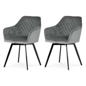 Sada jedálenských stoličiek DCH-425 GREY4, 2 ks