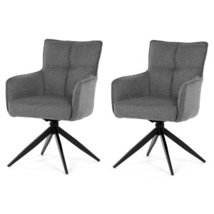 Sada jedálenských stoličiek s vratným mechanizmomDCH-P3170 GREY2, 2 ks