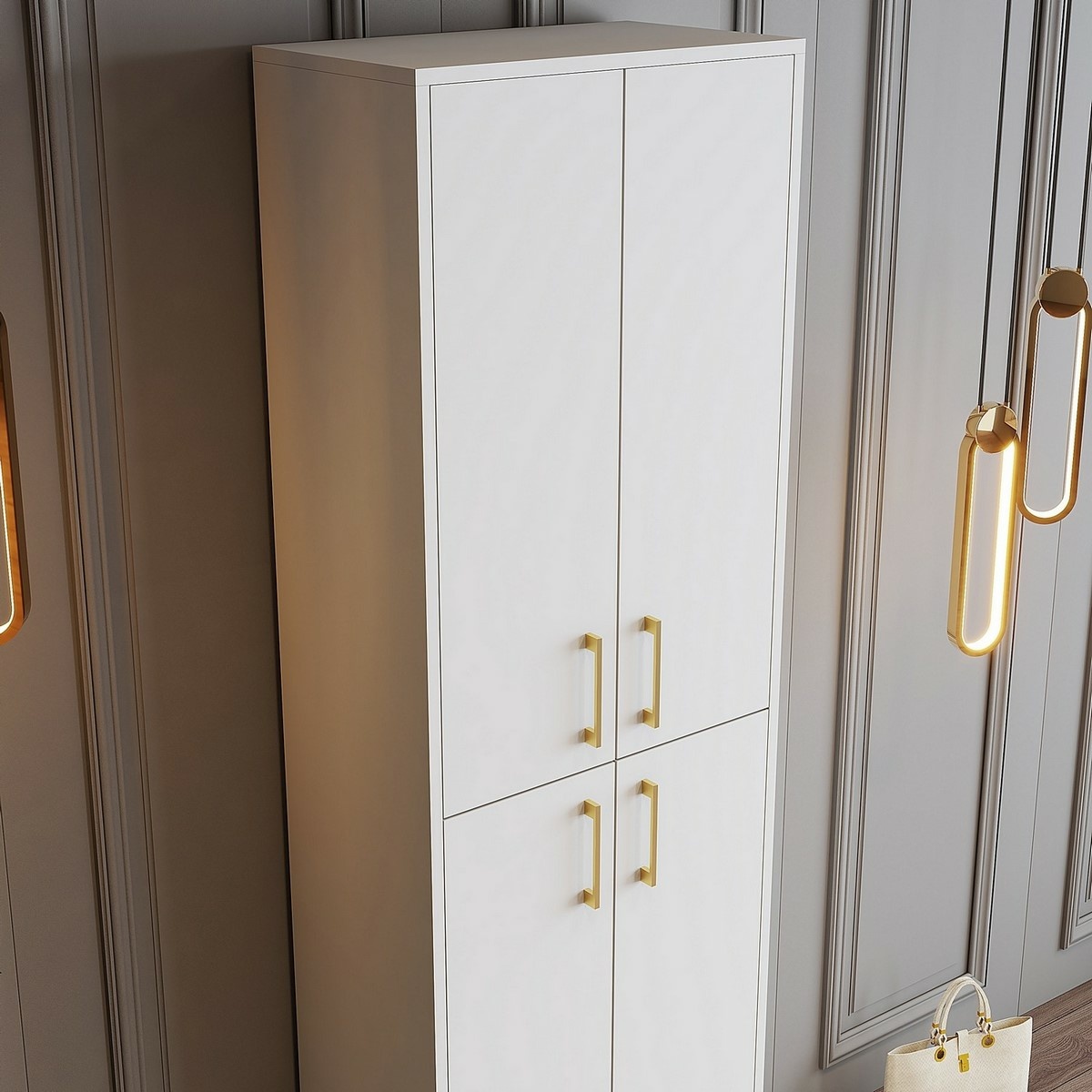 Skriňa Berlin White and Gold – Obrázok 2