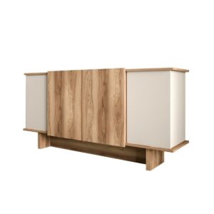 Skrinka Diana Sand and Walnut