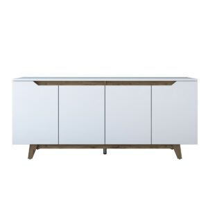 Skrinka Good White and Walnut