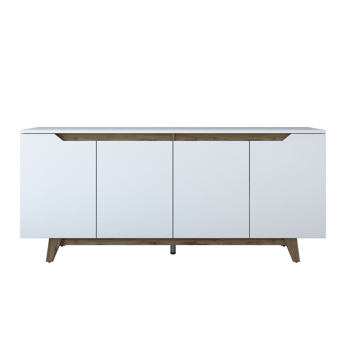 Skrinka Good White and Walnut