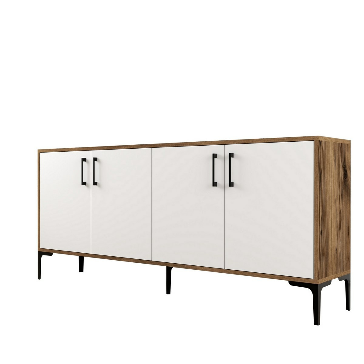 Skrinka Kiev Walnut and White