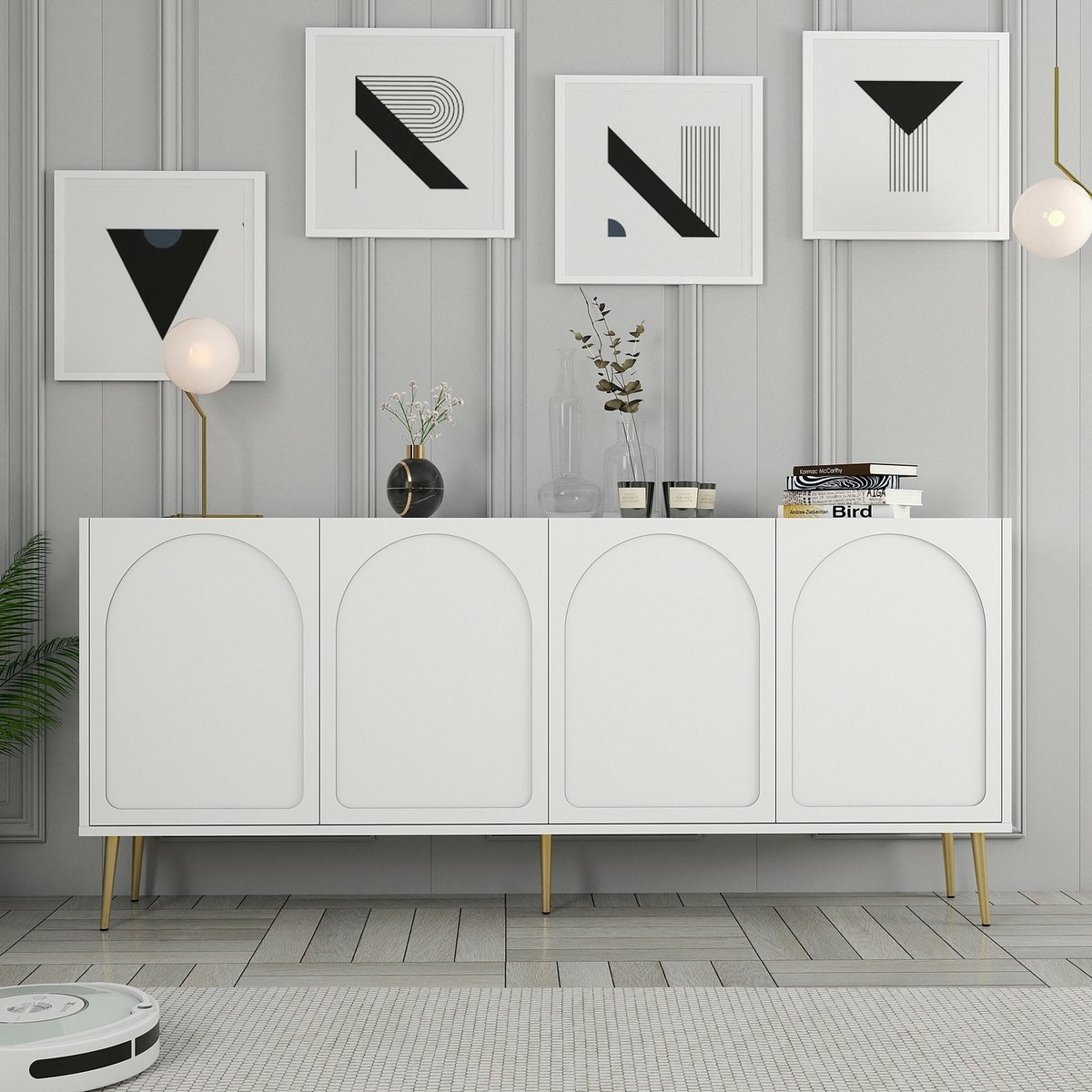 Skrinka Lyon White and Gold – Obrázok 3