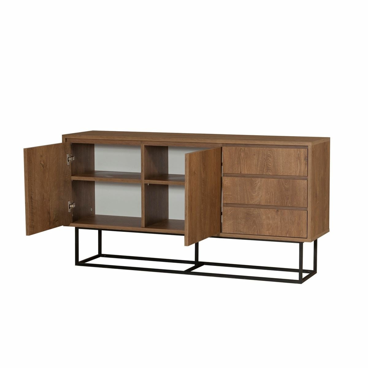 Skrinka Ruba Walnut and Black – Obrázok 2