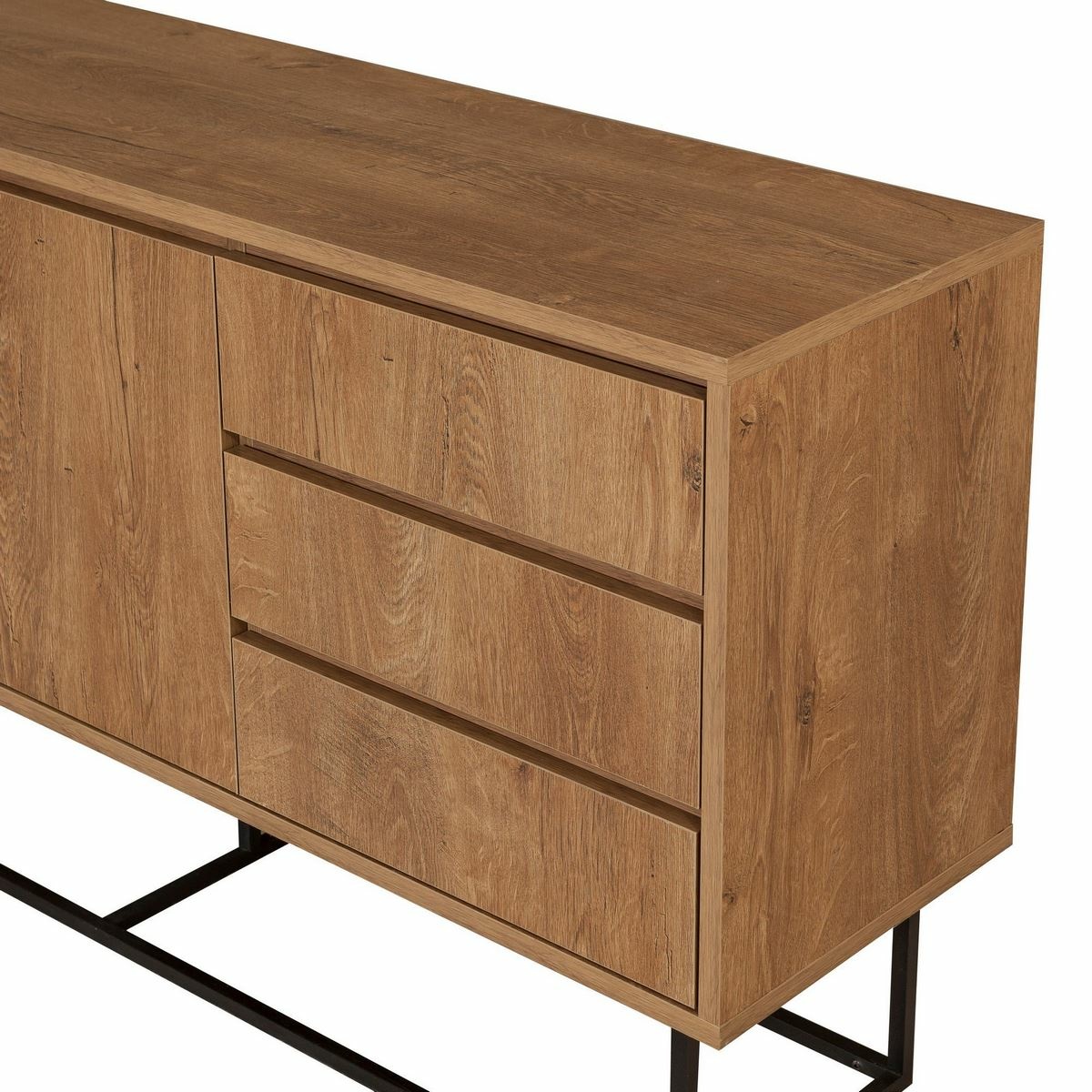 Skrinka Ruba Walnut and Black – Obrázok 5