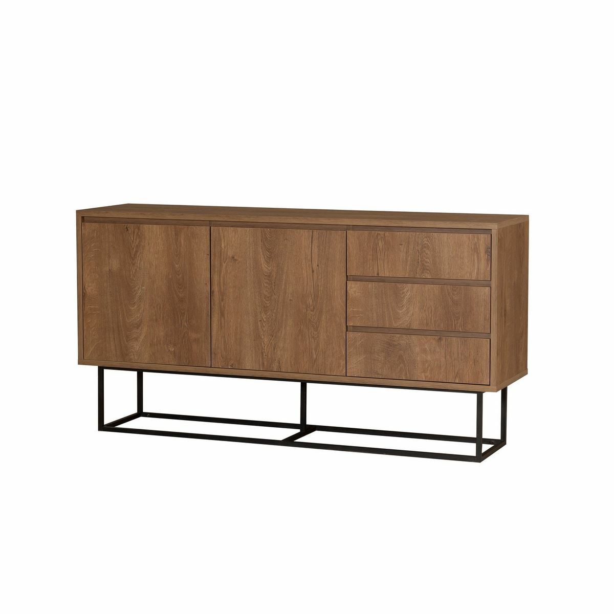 Skrinka Ruba Walnut and Black