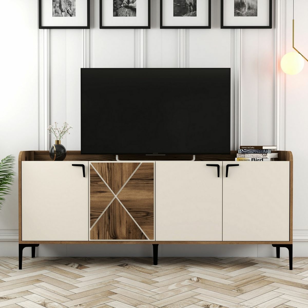 Skrinka Venedik Walnut and Cream – Obrázok 5