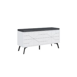 Skrinka na topánky Dune White