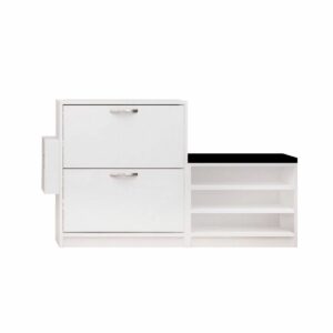 Skrinka na topánky Trend White