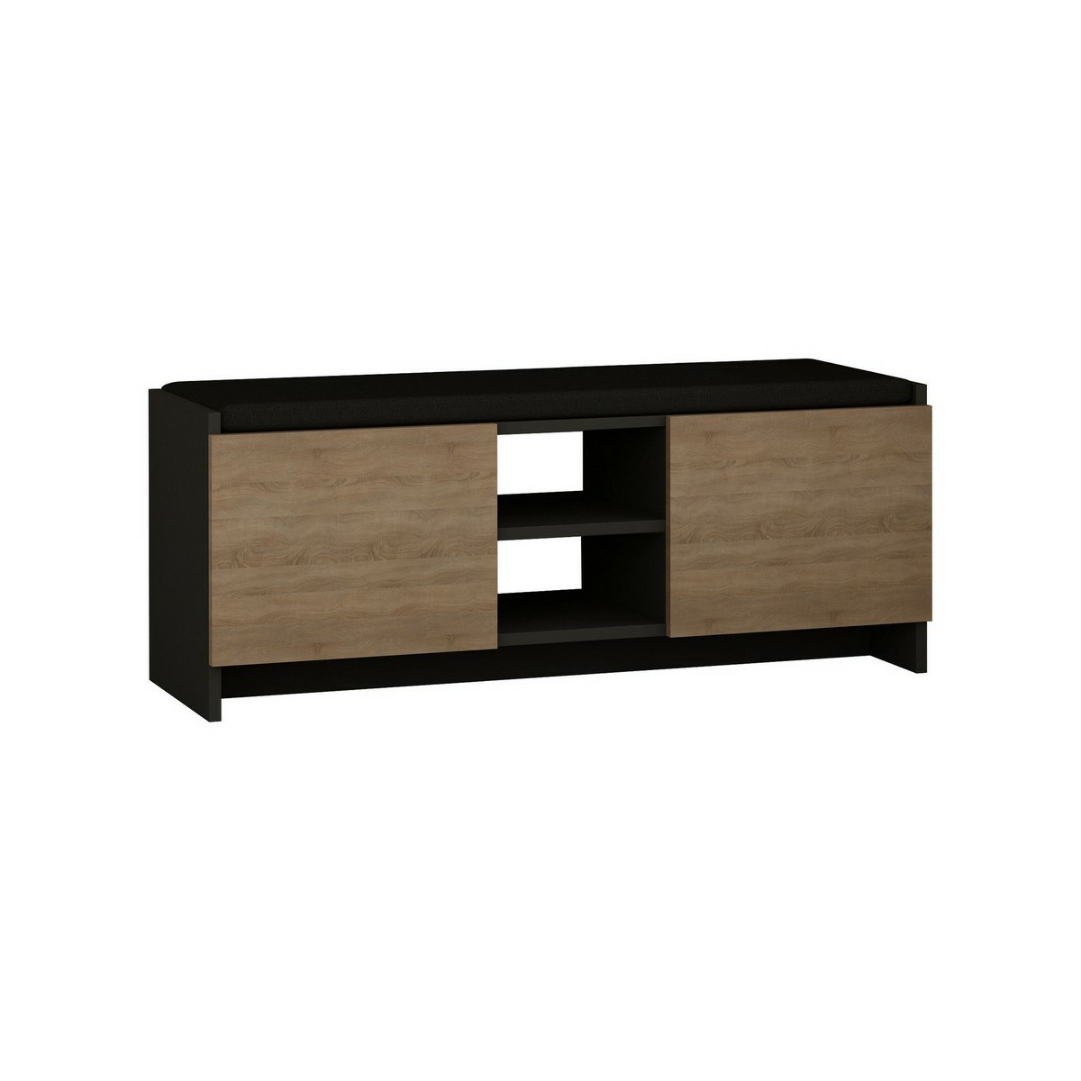 Skrinka na topánky Zulla Sonoma Oak and Anthracite