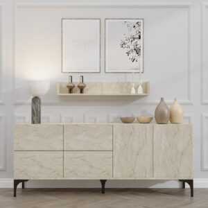 Skrinka s poličkou Stella Travertine