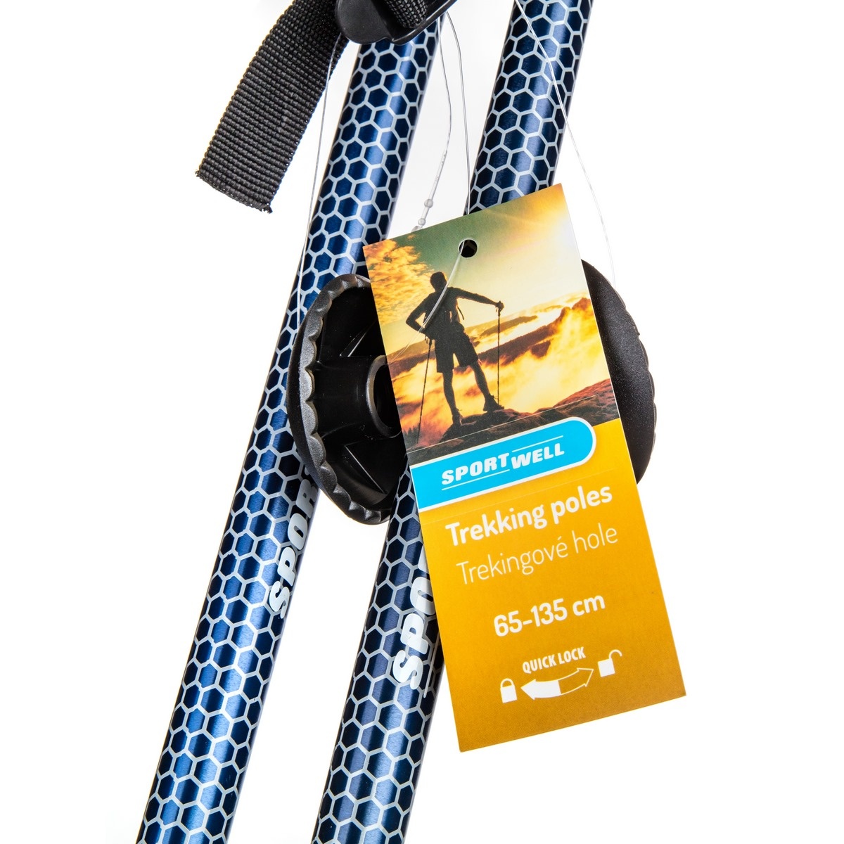 Sportwell Trekingové palice Quick lock, 135 cm – Obrázok 7