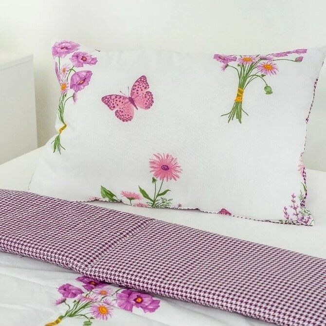 Stanex CLASSIC letný set Jar fialová, 140 x 200 cm, 40 x 60 cm – Obrázok 3