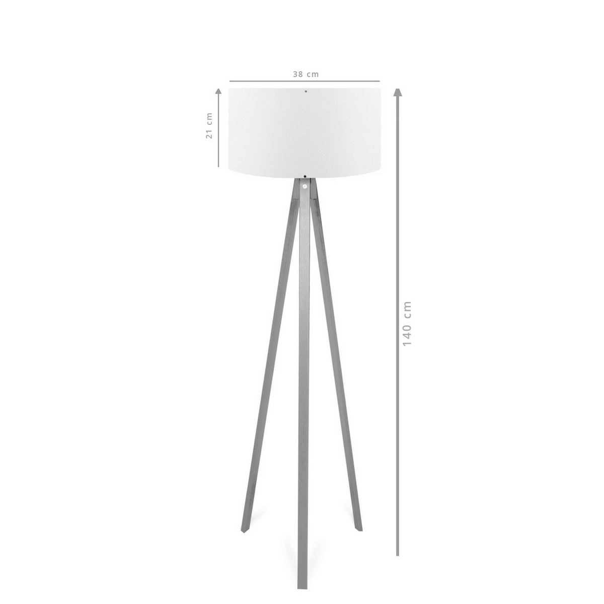 Stojacia lampa AYD - 2210 Grey – Obrázok 2