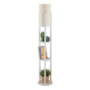 Stojacia lampa Circle Nora – SMK, biela