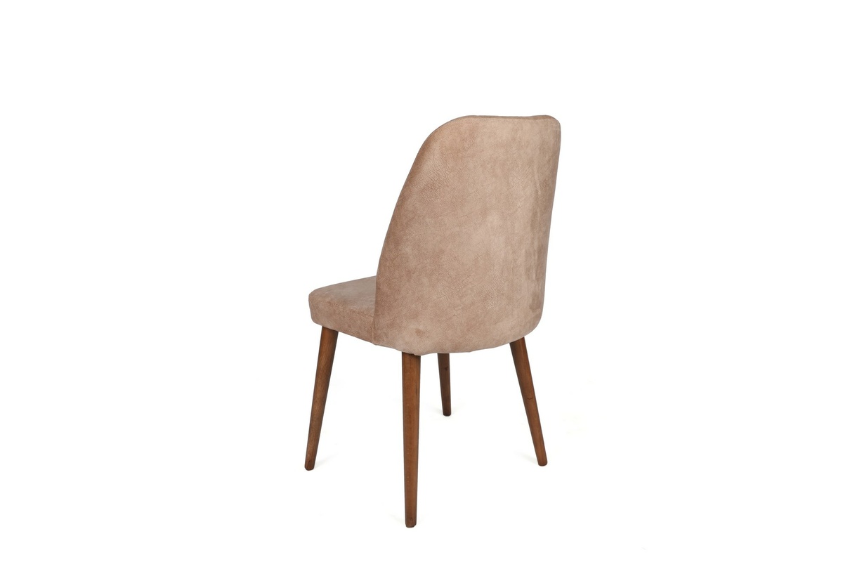 Súprava jedálenských stoličiek Alfa Beige and Walnut, 4 ks – Obrázok 3