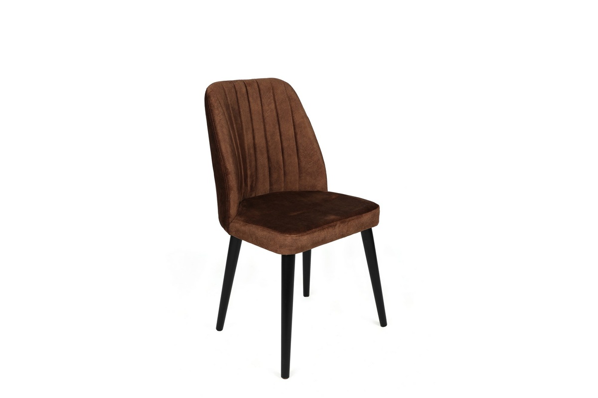 Súprava jedálenských stoličiek Alfa Brown and Black, 4 ks – Obrázok 2