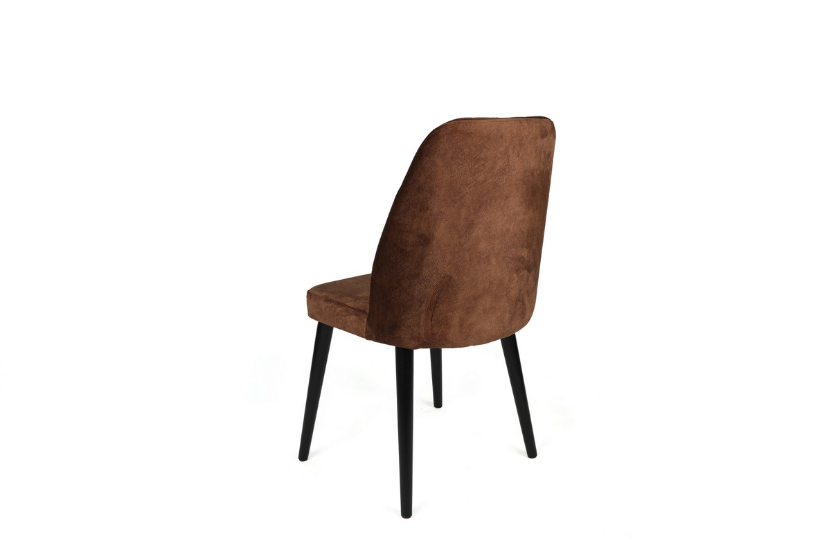 Súprava jedálenských stoličiek Alfa Brown and Black, 4 ks – Obrázok 3