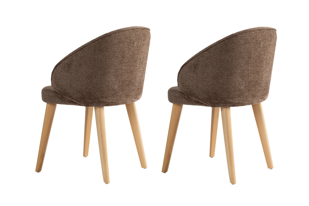 Súprava jedálenských stoličiek Bentley Brown and Light Oak, 2 ks – Obrázok 2