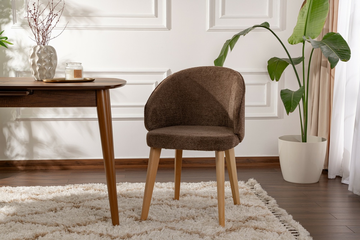 Súprava jedálenských stoličiek Bentley Brown and Light Oak, 2 ks – Obrázok 5