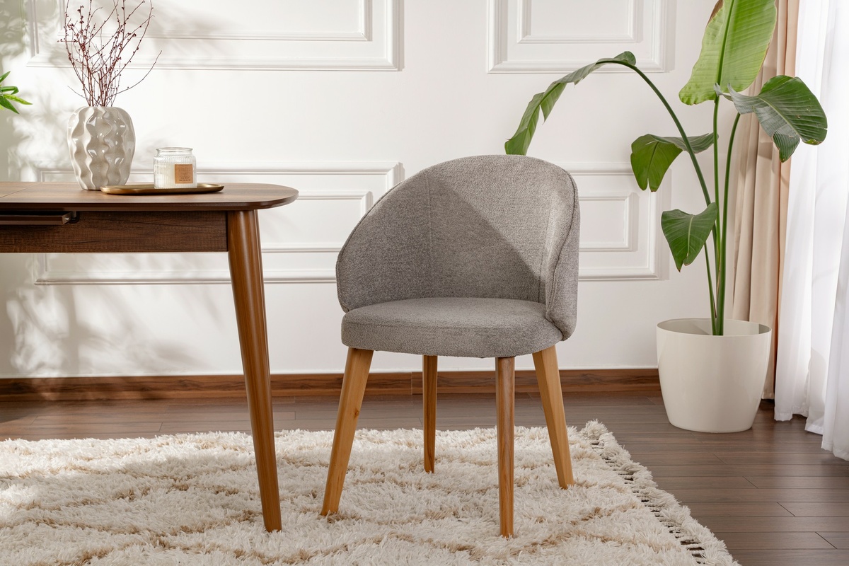 Súprava jedálenských stoličiek Bentley Grey and Light Oak, 2 ks – Obrázok 5