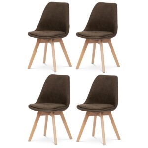 Súprava jedálenských stoličiek CT-751 BR2, 4 ks