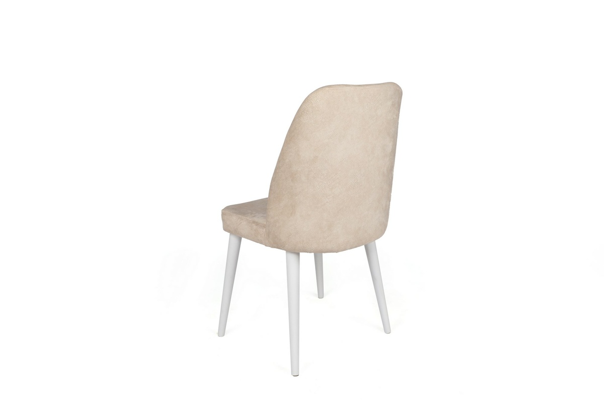 Súprava jedálenských stoličiek Dallas Beige and White, 4 ks – Obrázok 4