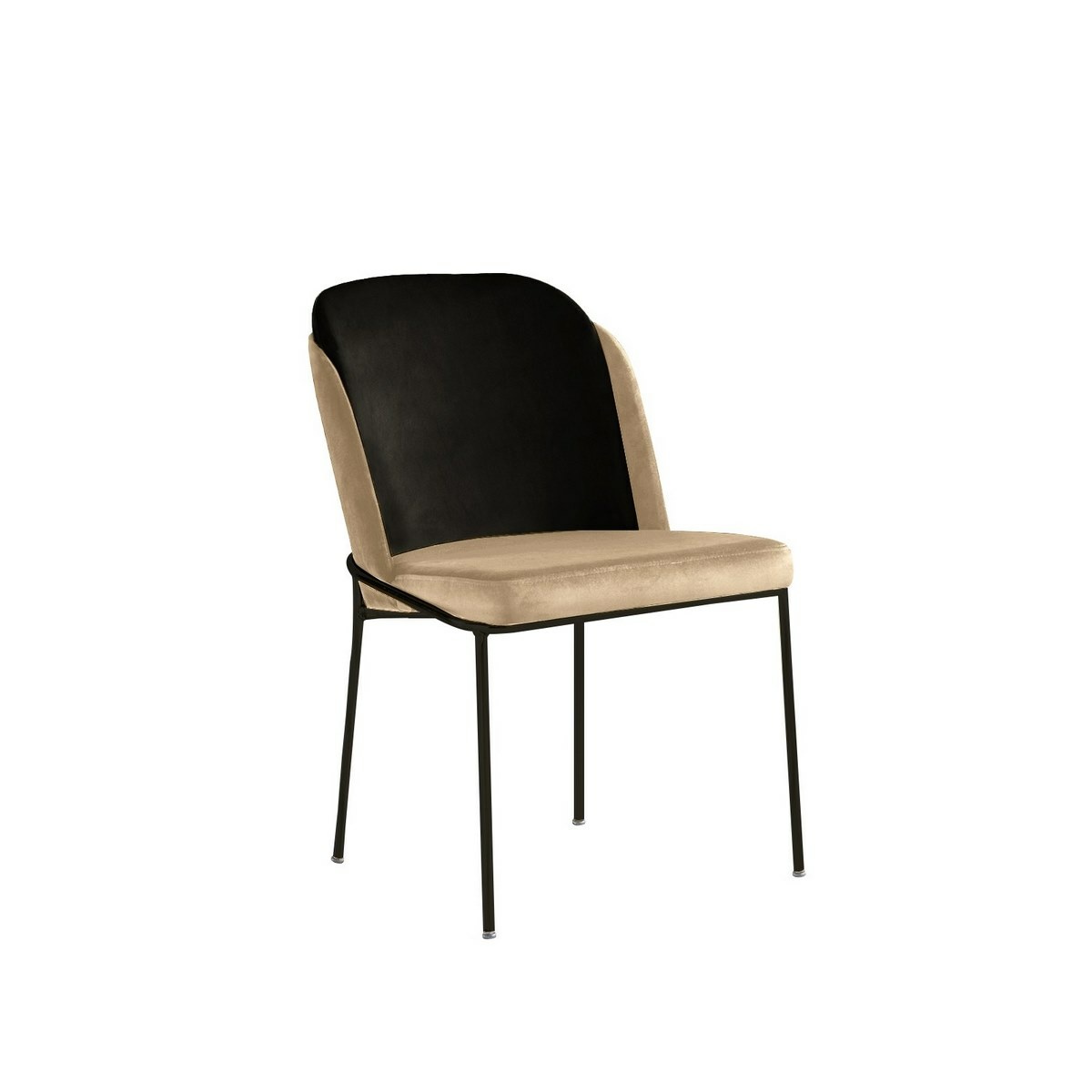 Súprava jedálenských stoličiek Dore Beige and Black, 2 ks – Obrázok 2