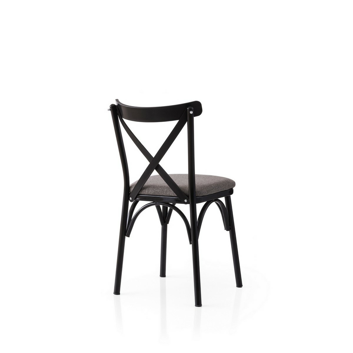 Súprava jedálenských stoličiek Ekol Grey and Black, 2 ks – Obrázok 2