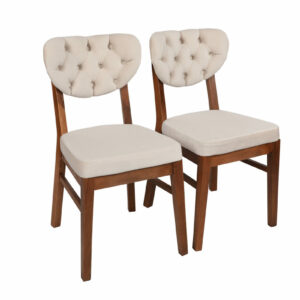 Súprava jedálenských stoličiek Elma Beige, 2 ks