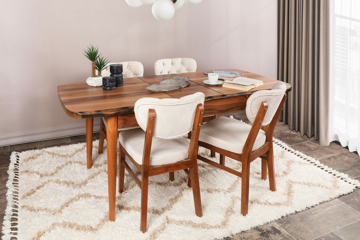 Súprava jedálenských stoličiek Elma Beige, 2 ks – Obrázok 8