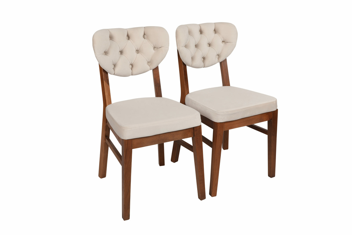 Súprava jedálenských stoličiek Elma Beige, 2 ks