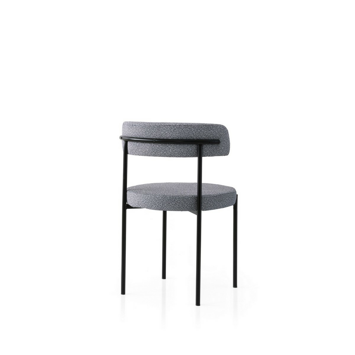 Súprava jedálenských stoličiek Gini Dark Grey and Black, 2 ks – Obrázok 2