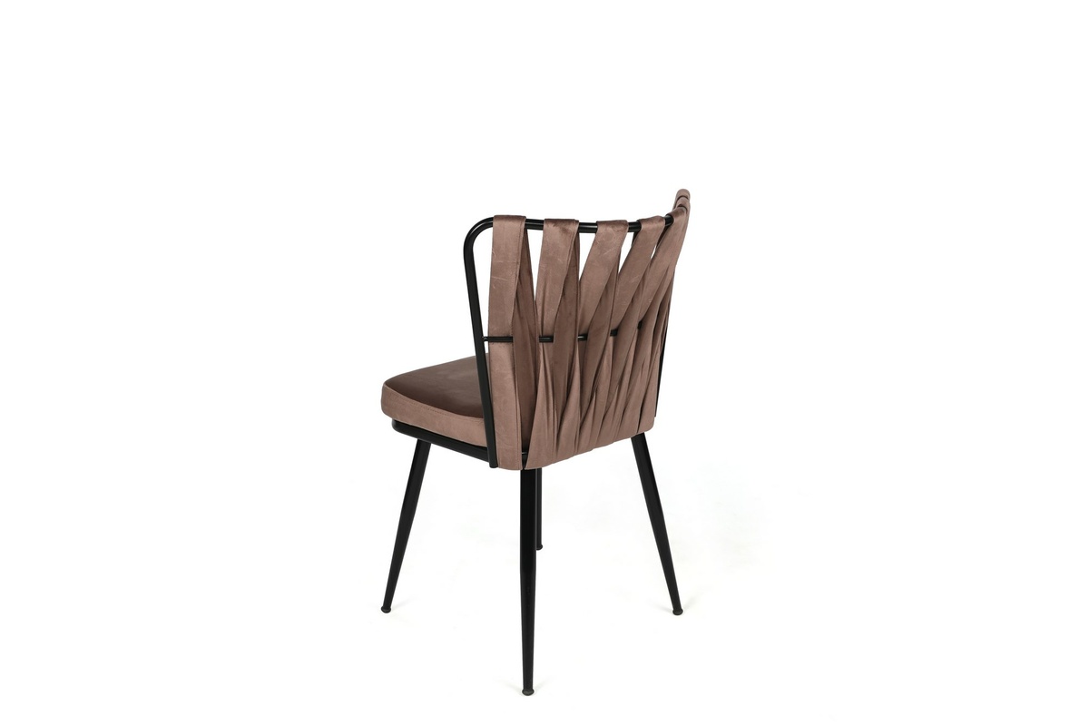 Súprava jedálenských stoličiek Kusakli Light Brown, 4 ks, 4 ks – Obrázok 4