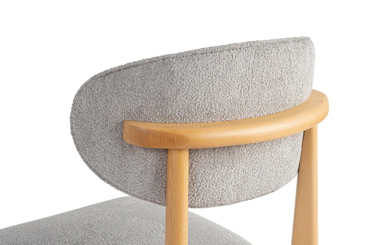 Súprava jedálenských stoličiek Lionte Grey and Light Oak, 2 ks – Obrázok 4