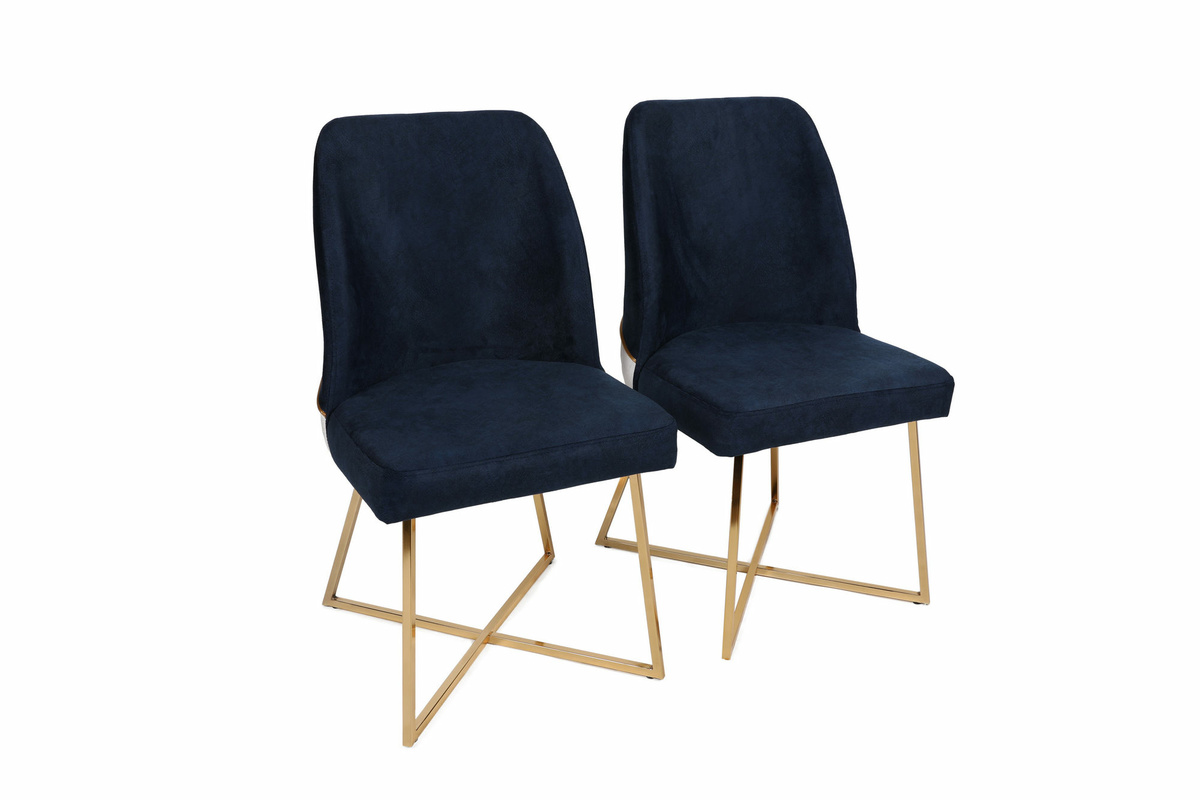 Súprava jedálenských stoličiek Madrid Dark Blue, 2 ks, 2 ks