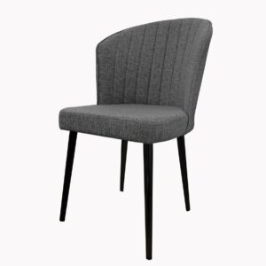 Súprava jedálenských stoličiek Rubi Grey and Black, 2 ks, 2 ks