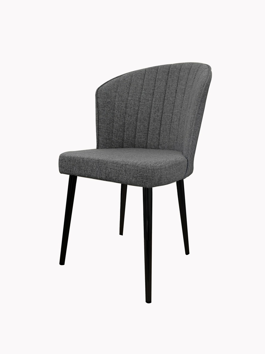 Súprava jedálenských stoličiek Rubi Grey and Black, 2 ks, 2 ks